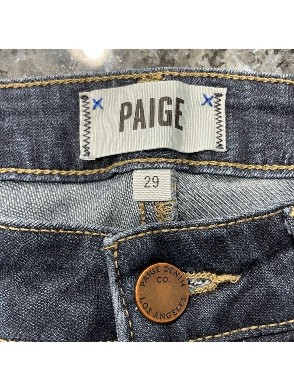 PAIGE Manhattan Petite Bootcut 29” W Jeans